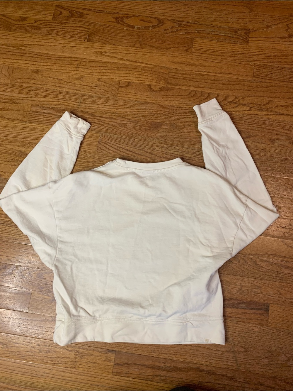 Puma Cream Off-White Graphic Crewneck Sweatshirt Small S - Picture 3 of 7